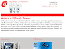Tablet Screenshot of hssecurityservices.co.uk
